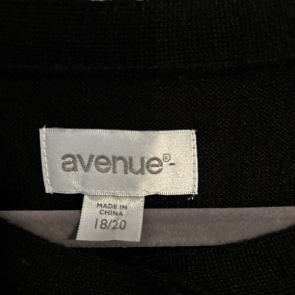 Avenue black cardigan with button detail - Picture 3 of 6